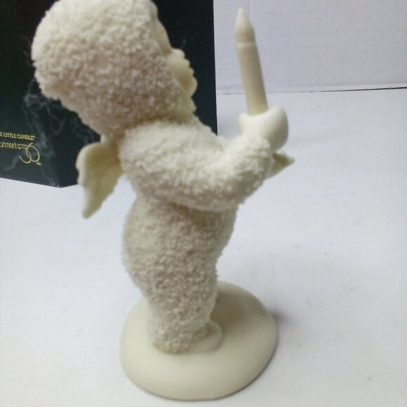 Department 56 Winter Tales Snowbabies Just One Little Candle Figurine Christmas - Picture 9 of 12
